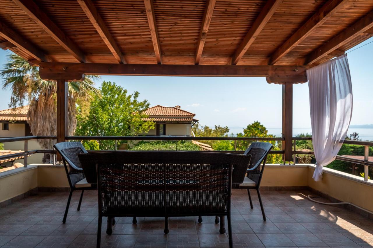 Blue Thea Luxury Villa In Afitos Zewnętrze zdjęcie