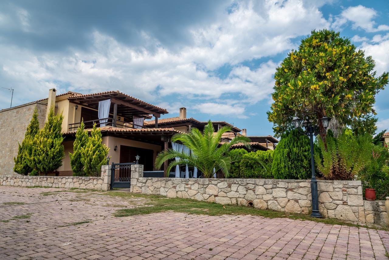 Blue Thea Luxury Villa In Afitos Zewnętrze zdjęcie